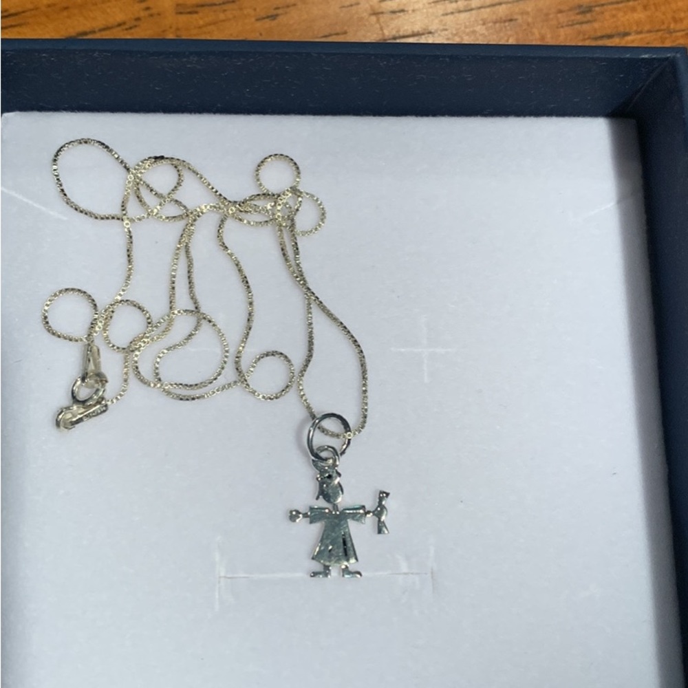 Graduation necklace in silver